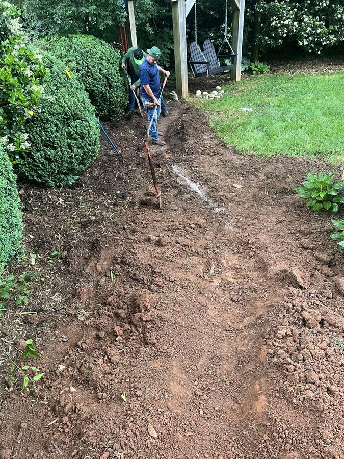 Drainage excavation